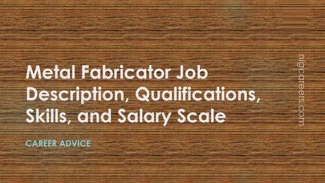 metal fabrication salary us|metal fabricator duties.